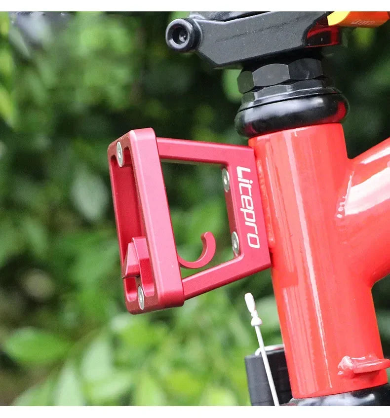 Litepro Folding Bike Front Bag Carrier Block BracketSuitable For DAHON/ FNHON/ Brompton Folding Bike Front Carrier Mount Adapter