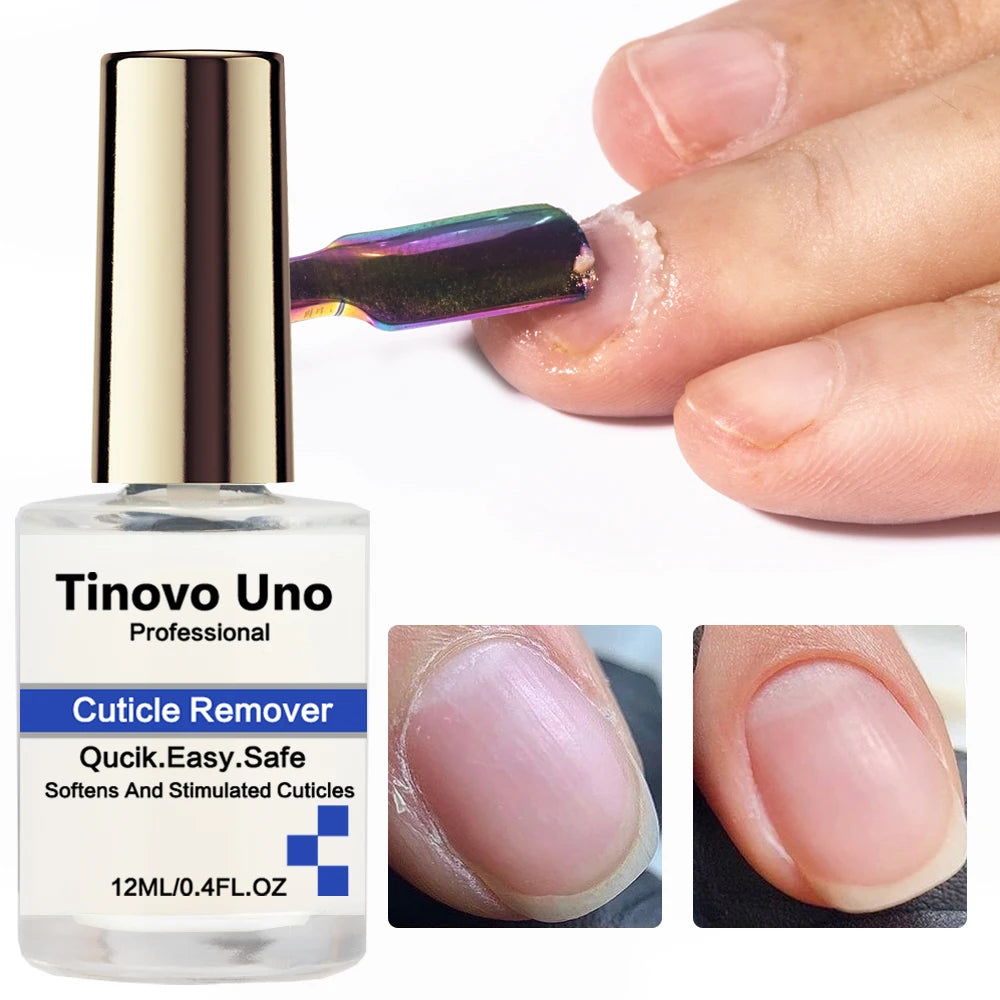 Tinovo Uno Collagen Base Coat Normal Nail Polish Clear Base Oil Air Dry Nail Hardener Strengthener Manicure Birttle Nails Care