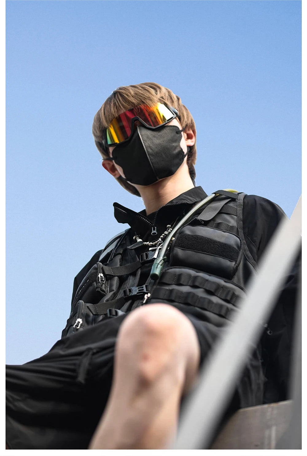 Rhinowalk Motorcycle Vest Adjustable Size Motor Breathable Motocross Vest Motorbike Jacket Backpack Support Water Bag 2L Or 3L