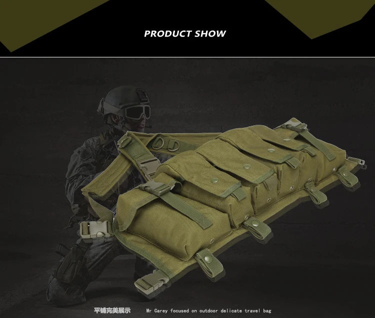 Tactical Vest MOLLE CS Training Equipment Hunting Chest Vest Security Quick Release AK Belly Pocket Vest Hunting Equipment
