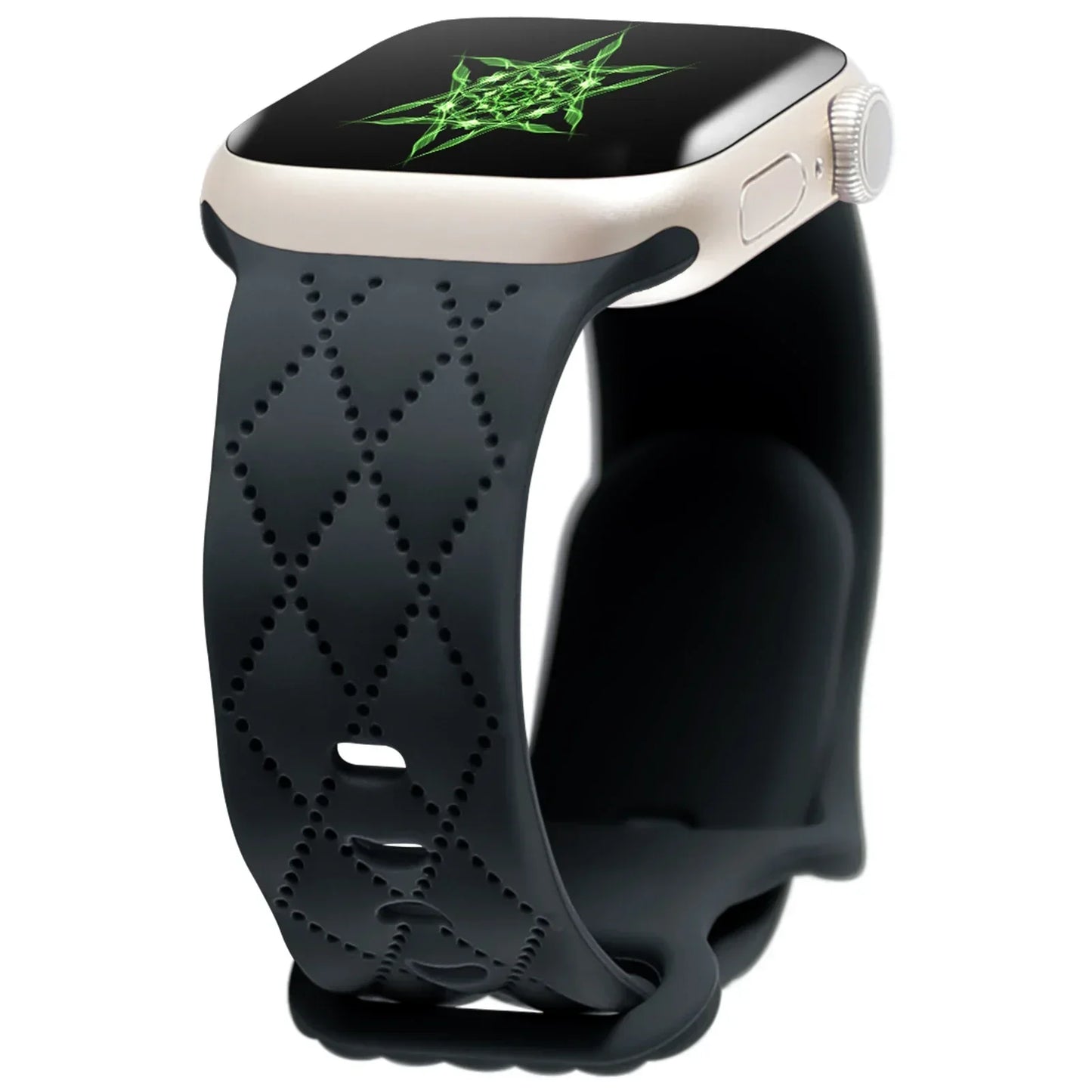 Engraved Silicone strap For Apple Watch Band 42mm 44mm 45mm 41mm 49mm 40mm bracelet correa iwatch Series 8 9 SE 7 6 5 4 3 Ultra