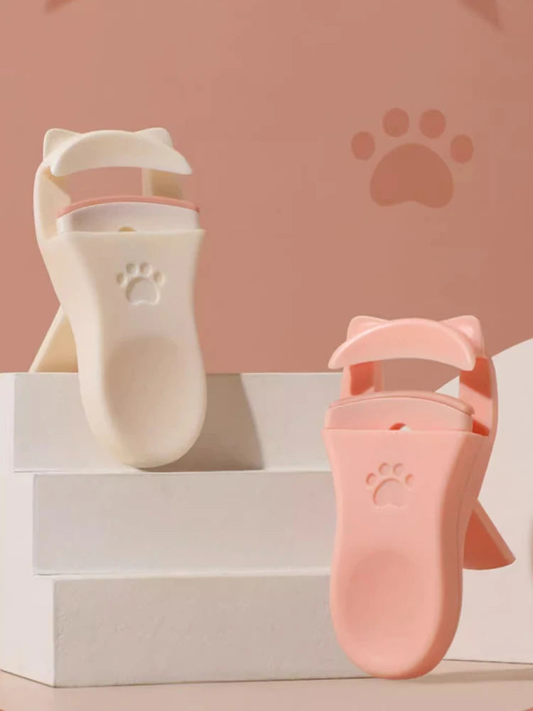 Eyelash Clip Cat Claw Eyelash Clip 1 Set Of Portable Cute Eyelash Clip Tool With Additional Silicone Pad Precision Eyelash Clip