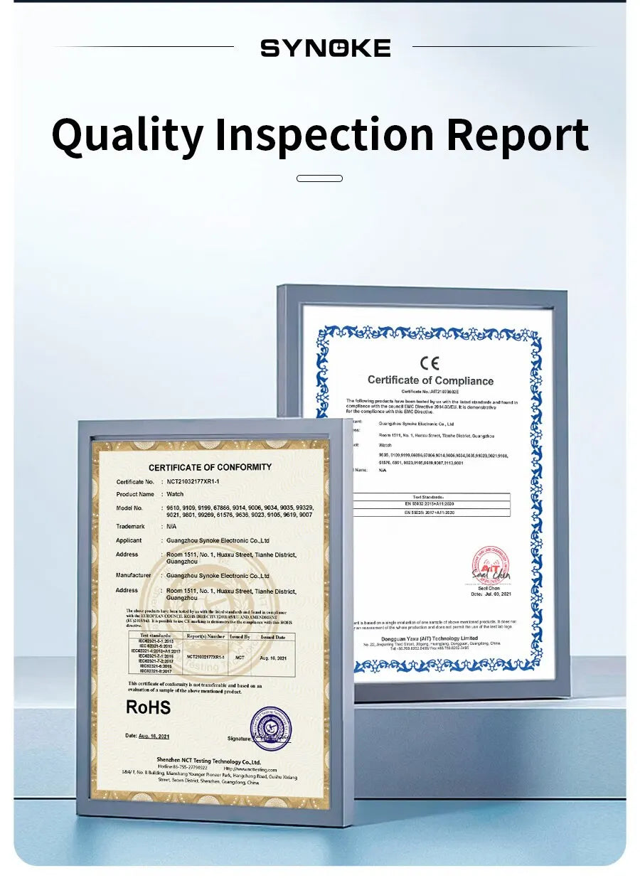 SYNOKE Watch Outdoor Sports Multifunctional Waterproof Shock Resistant Large Screen Display Luminous LED Digital Watch For Men