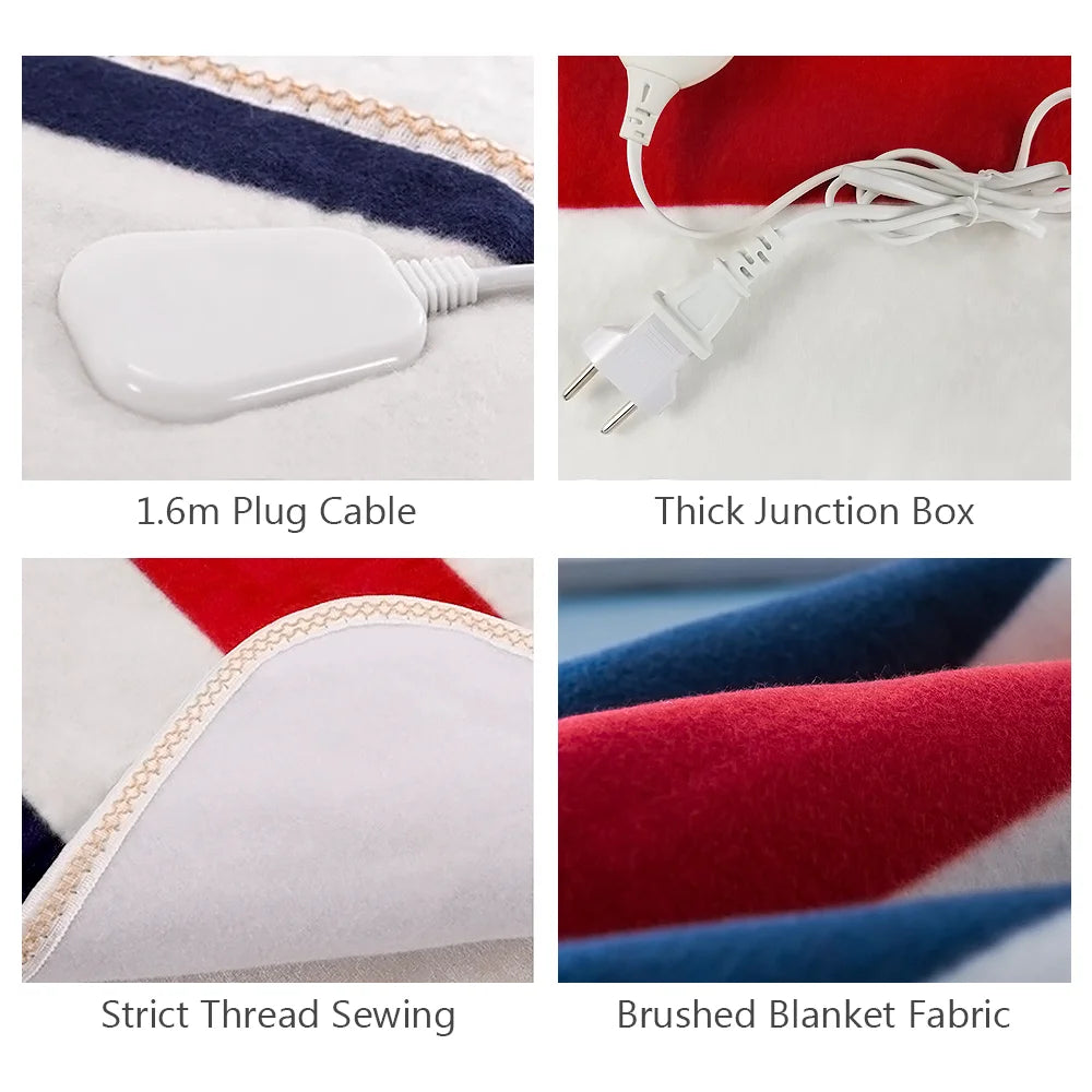 110V or 220V Electric Blanket Thicker Heaters Electrica Smart Control Heated Blanket Winter Carpet Mats for Houshold Bedroom Use