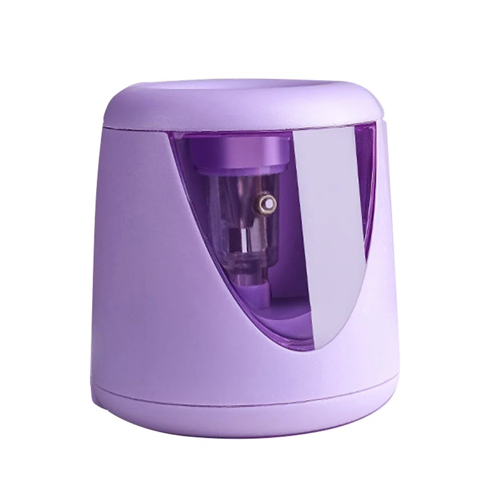 Automatic Electric Pencil Sharpener Multifunctional Cute Sharpener for 6mm-8mm Pencil Primary Students Children Stationery Gift