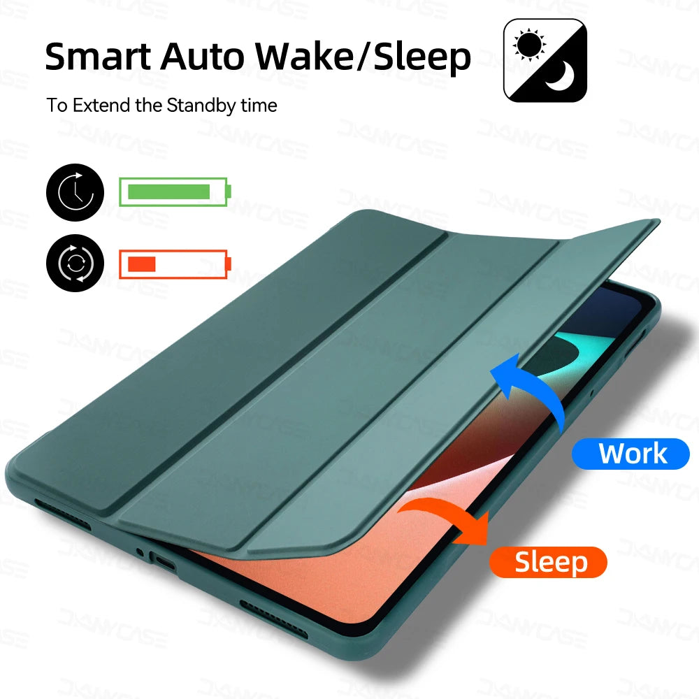 Tablet Case For MiPad 6S Pro 12.4in Support Magnetic Charging Auto Wake up For Xiaomi Pad 6/6Pro Cover Funda Tablet Accessories