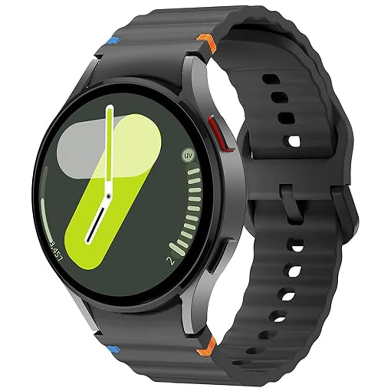 for Samsung Galaxy Watch 7 Band FE/5 Pro/6/4 Classic 44mm 40mm No Gap Sport Silicone Belt Bracelet Correa Galaxy Watch 7 Strap