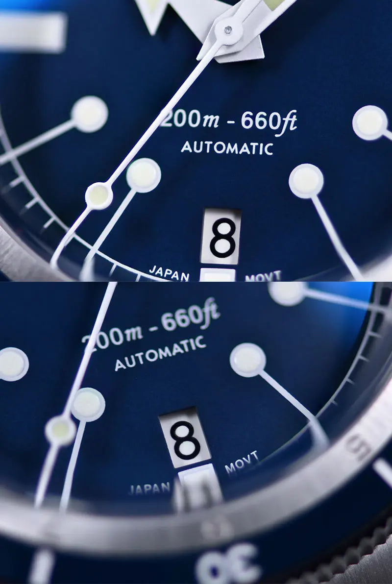 SEA KNIGHT Men Diving Watch 200M Waterproof C3 Luminous 316L Steel Mesh Belt Sapphire Crystal NH35A Automatic Mechanical Watch