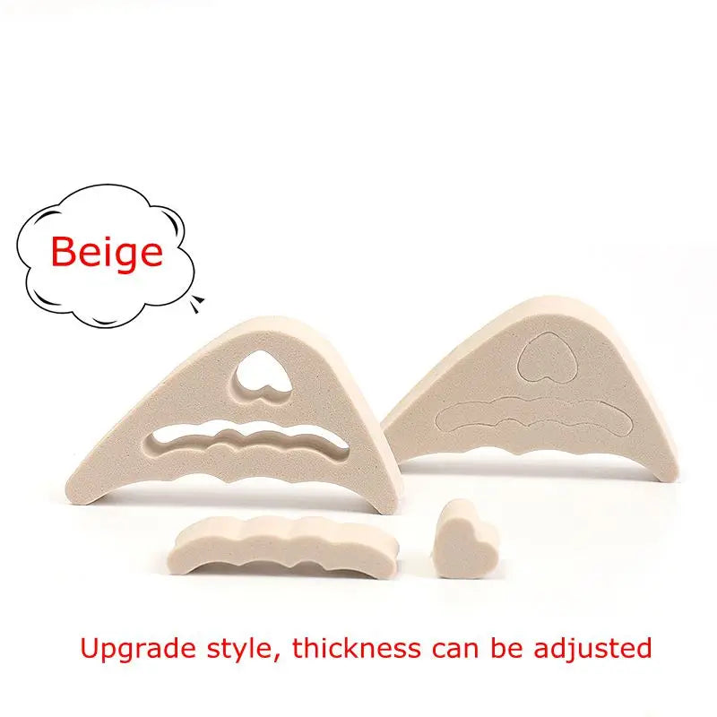 Toe Plug Soft Half Insoles Reusable Toe Sponge Filler Inserts for Shoes Adjustable Too Big Foot Brace Pads Unisex Shoe Inserts