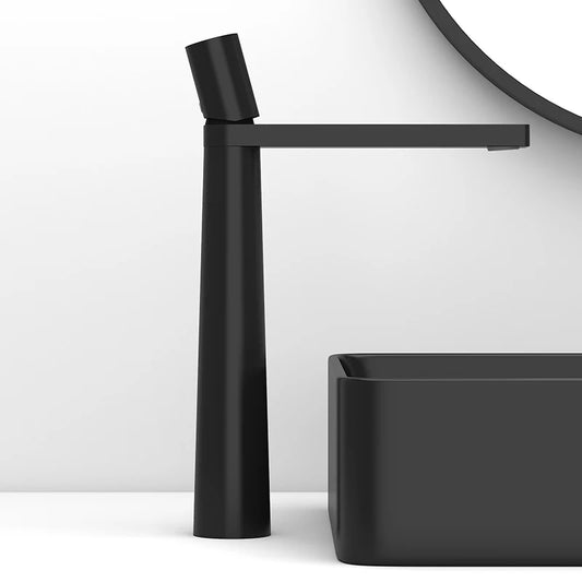 Tuqiu Basin Faucet Brass Bathroom Faucet Mixer Tap Black Wash basin Faucet Single Handle Hot and Cold Chrome Lavotory Faucet