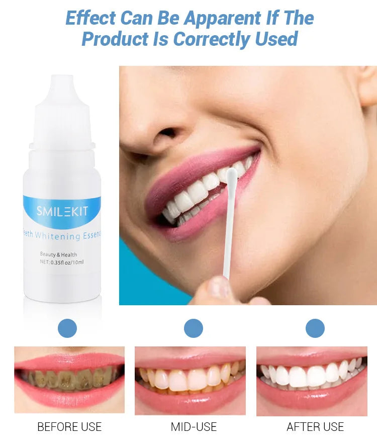 Teeth Whitening Essence Powder Clean Oral Hygiene Whiten Teeth Remove Plaque Stains Fresh Breath Oral Hygiene Dental Tools Set