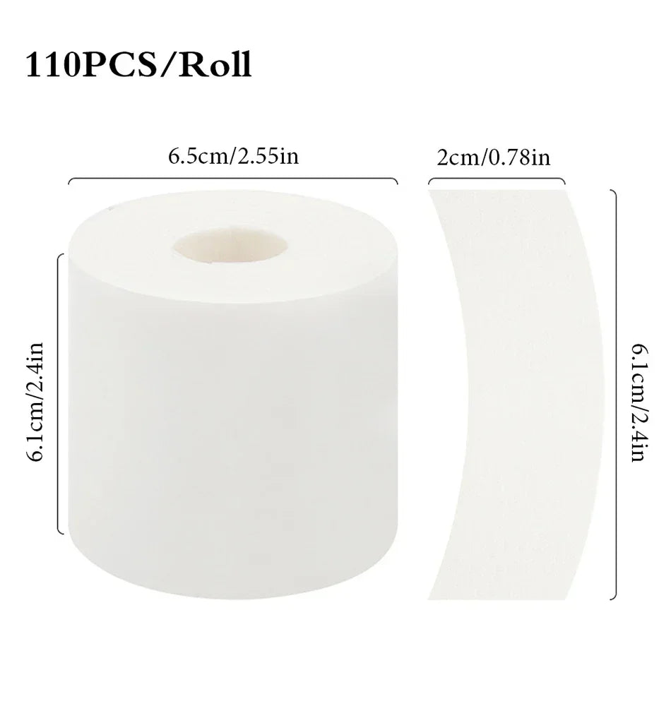 110Pcs/Roll Eye Tapes Under Eye Patches Foam Eyelash Gel Pads Adhesive Tape Eyelash Extension Stickers Eyepad Makeup Accessories