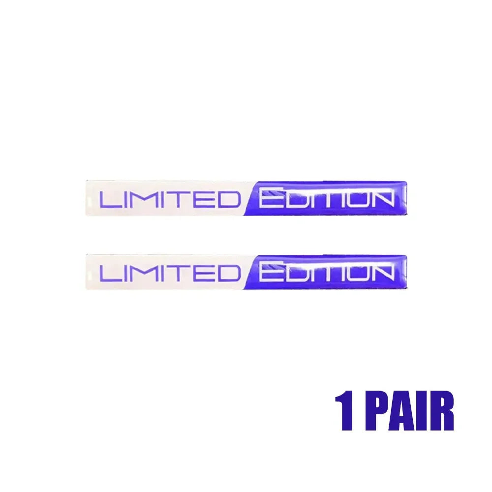 2x 3D Motorcycle Stickers Emblem Limited Edition Styling Badge Decal Sticker Motorcycle Accessories for Yamaha Suzuki Kawasaki