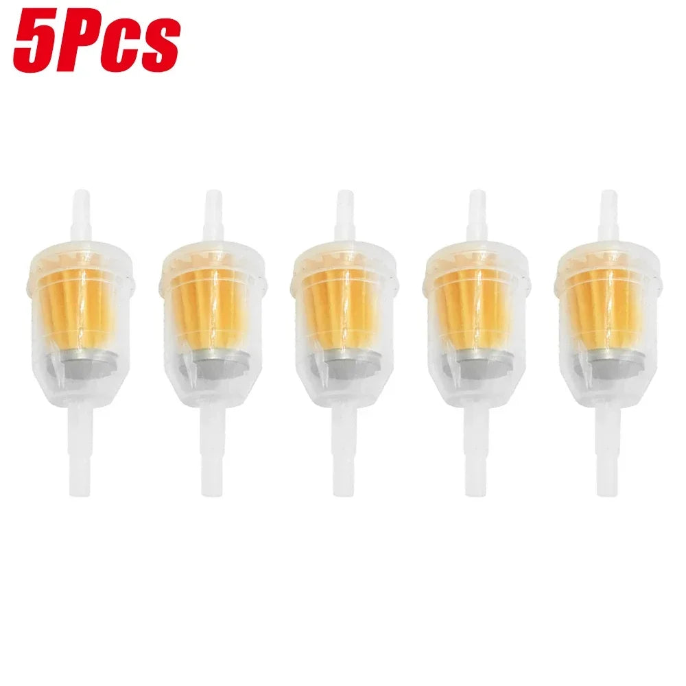 10Pcs Universal Gasoline Gas Fuel Filter Car Inner Fuel Filters Motorcycle Scooter Gasoline Oil Filter Tool Moto ATV Fuel Filter