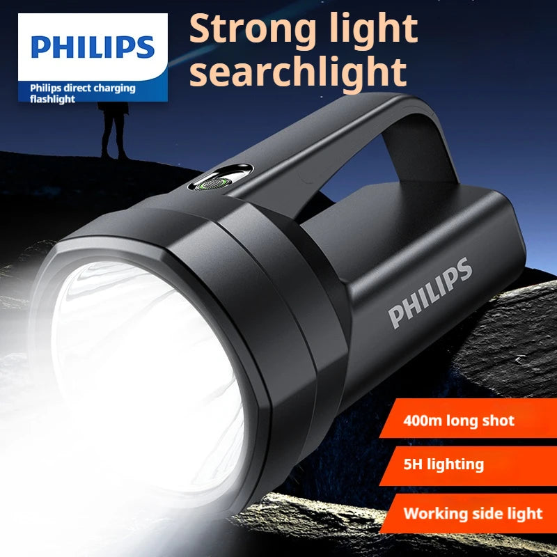 Philips new SFL3121 flashlight strong searchlight with side light can be used for a variety of lighting