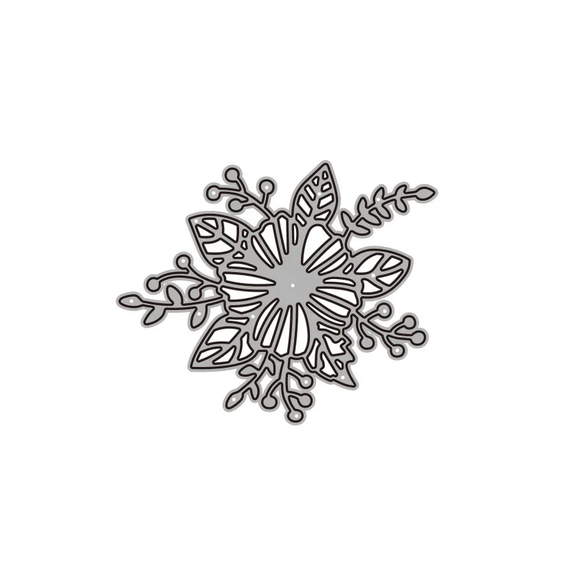 Carbon Steel Cutting Dies Paper Art Knife Mould Metal Etching Process Two chrysanthemum cutting embossed knife moulds