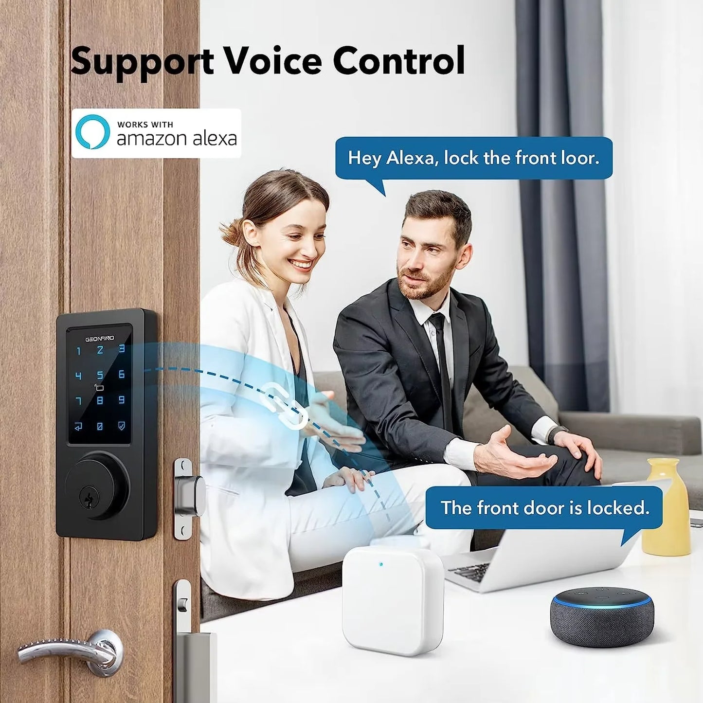 TTLock APP Device G3 Gateway With RJ45 Ethernet Port Smart Door Lock Wired Gateway Remote Unlock Voice Control for Alexa Google