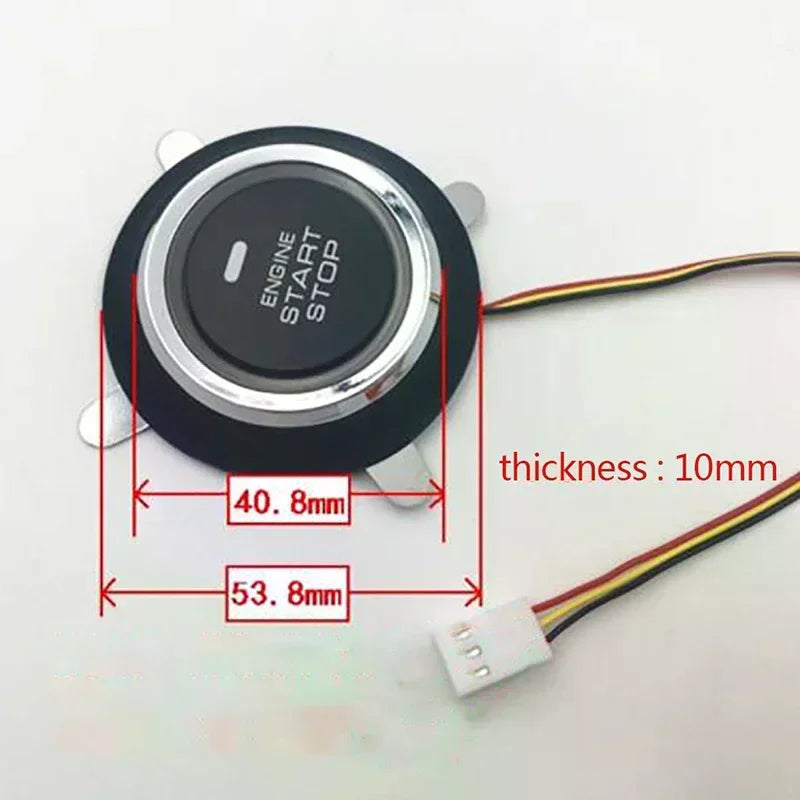 Hot Sale 1 Pc 12V Auto Replacement Car Engine Start Stop Push Button Keyless Entry Ignition Starter Switch
