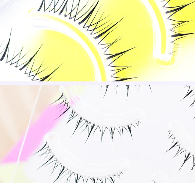 Dream Deer False Eyelashes A Type Eyelashes Upgraded Lash V-shaped 0.14mm Transparent Stem Soft Natural Eye Lashes Mink