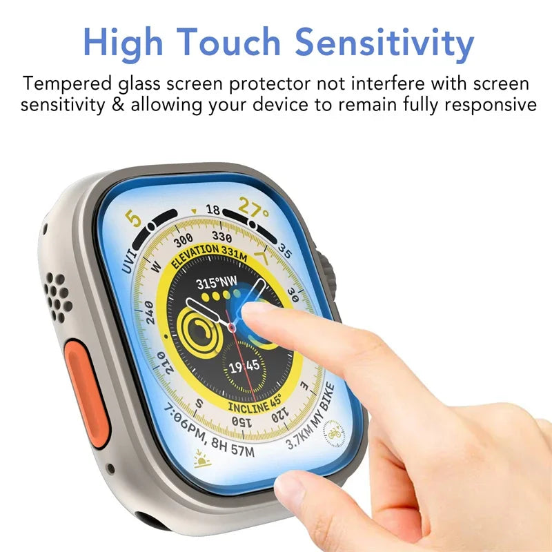 Screen Protector For Apple Watch Series 10 9-8-7-6 5 Se ultra-2 49mm 41mm 45mm 40 44mm 3D (Not Tempered Glass) Film Accessories