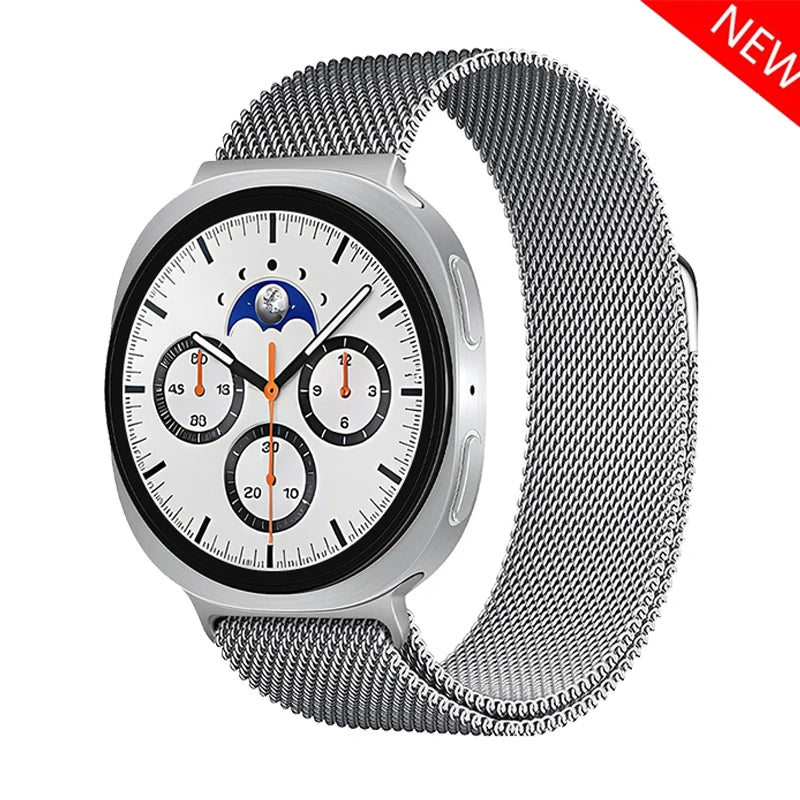 Milanese Stainless Steel band For Samsung Galaxy Watch 8 classic 46mm strap for correa Galaxy Watch 7 ultra 47mm 8 40/44mm bands