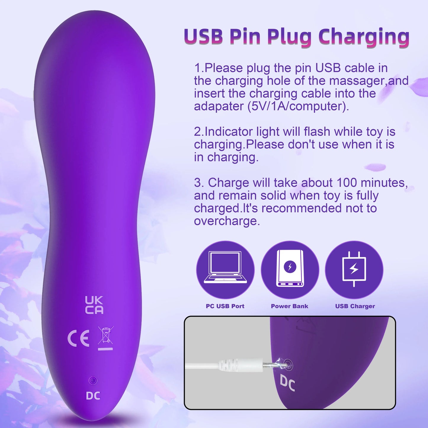 Sucking Vibrator with 5 * 5 Suction Female Clitoral Stimulator Nipple Masturbator Sex Toy for Women Adult Couples Pleasure