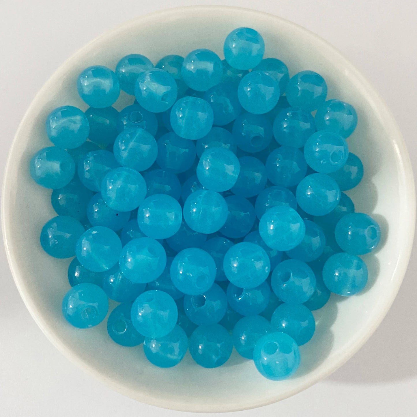 Clear Gumball Bubblegum Acrylic Round Ball Spacer Beads 6 8 10MM Pick Size For Jewelry Making
