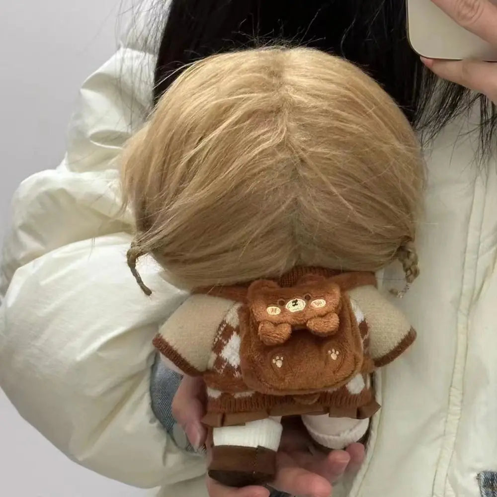 Animal Style 17Cm for Labubu Backpack Hand-made Clothes Matching Doll Backpack Replacement Doll Clothing Accessories