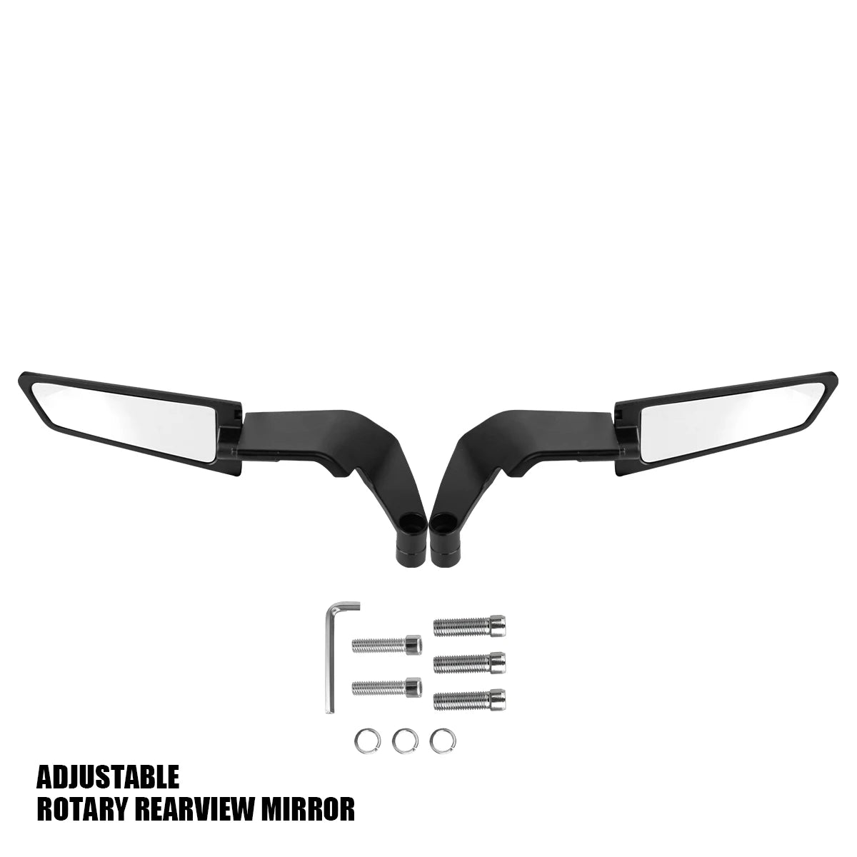 Motorcycle Mirrors Wind Wing Side Rearview Rotate Adjustable Mirrors For Honda YAMAHA MT07 BMW KTM Kawasaki DUKE Accessories