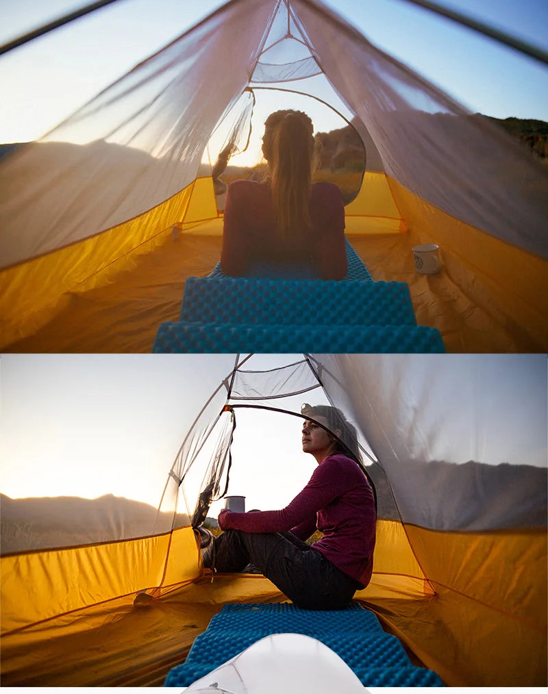 Naturehike 10D Camping Tent Ultralight Waterproof 1 Person Hiking Tents Outdoor Portable Beach Fishing Trekking Shelter Tents