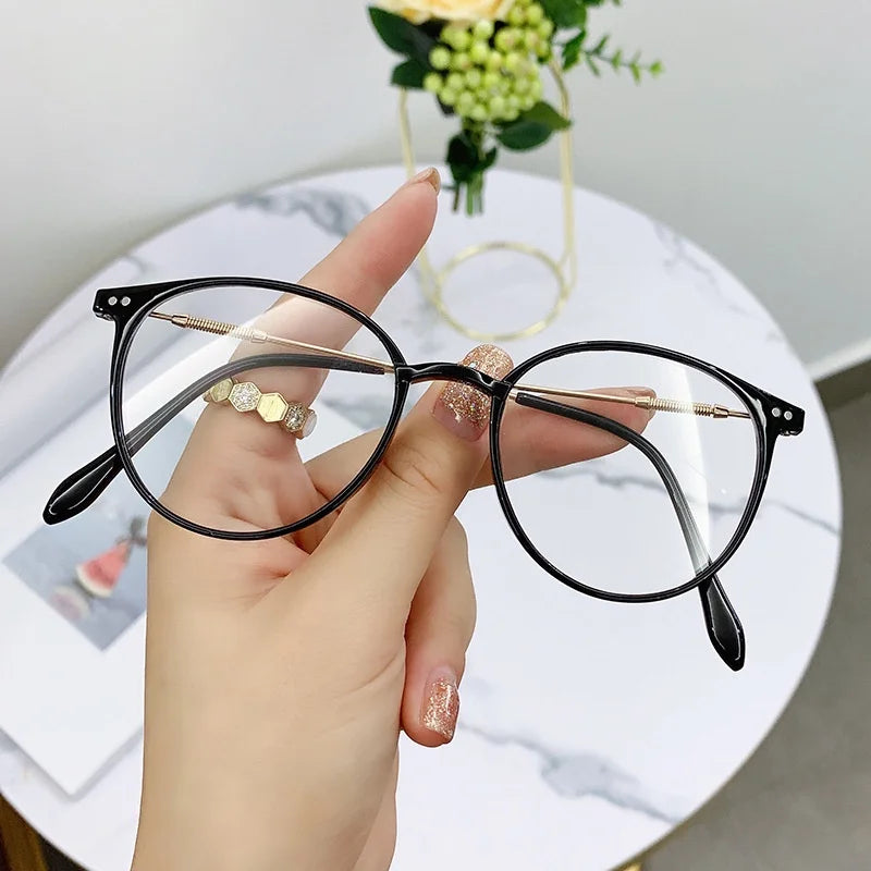 Korean Women Lady Students Anti-Radiation Glasses Computer Eyewear