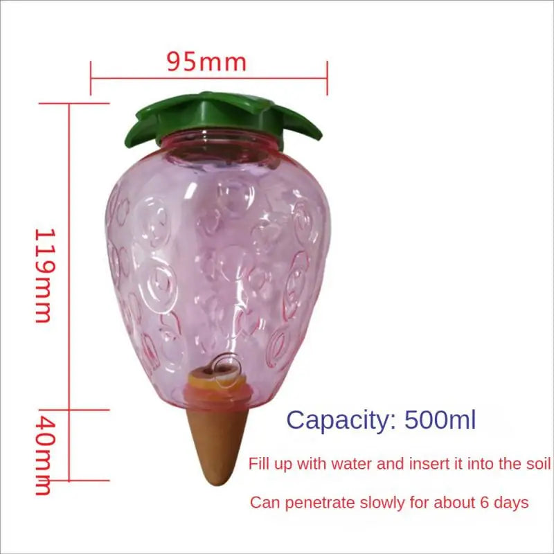 Water Drip Irrigation Flower Plant,Drip Water Seepage Device Watering Planter Insert Love ShapedAutomatic Plant Waterer Sprayer