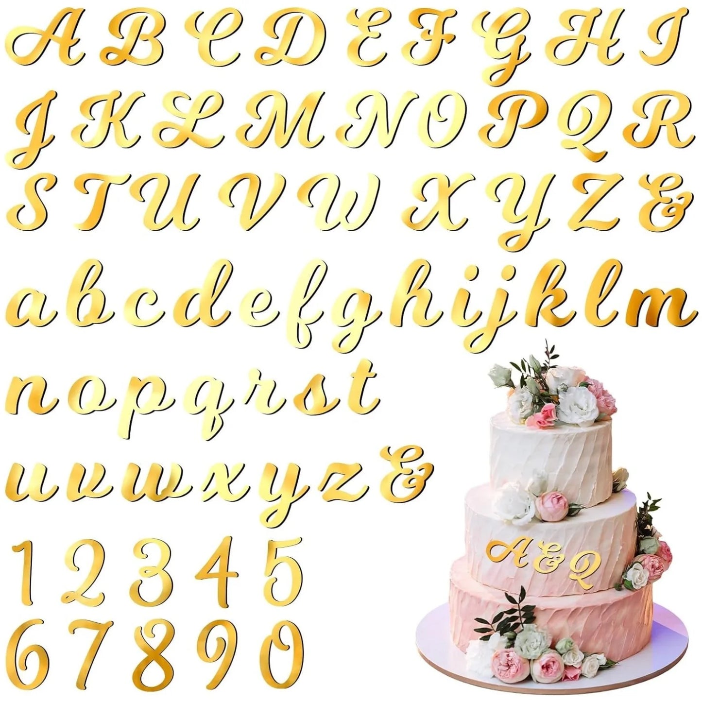 Acrylic Numbers For Cake 0-9 Numbers Happy Birthday Cake Topper Acrylic Cake Numbers Topper Gold Acrylic Happy Birthday Cake