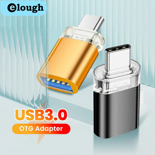 Mini OTG Type C to USB Adapter 3.0 USB C Male To USB A Female Data Connector For iphone 15 16 Xiaomi Samsung Huawei PC Laptop