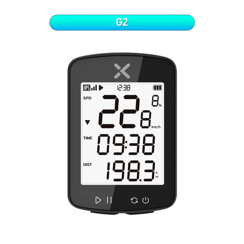 XOSS G2 GPS Bike Computer Wireless Cycling Speedometer Road Bike MTB USB C IPX7 Waterproof Bluetooth Bicycle Computer Odometer