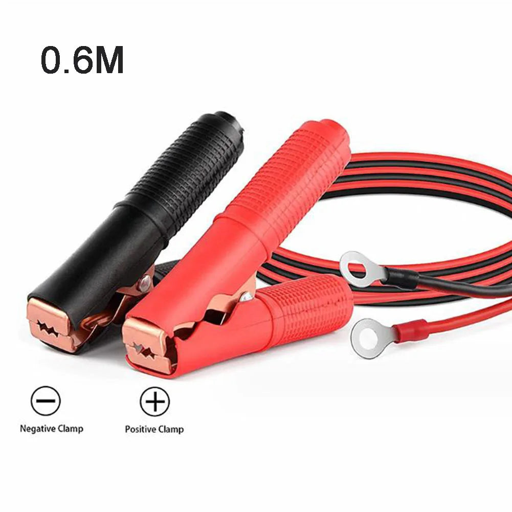 30A Fuse Battery Alligator Clip For Car Extension Cord Quick-Release Adapter Disconnect For Car Motorcycle Battery Clamp Cable