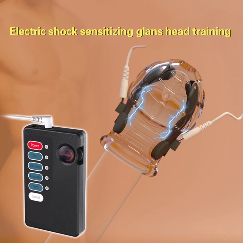 Glans Vibrators For Men Penis Massager Penis Masturbators Vibrator Delay Ejaculation Lasting Trainer Sex Toys For Adults 18