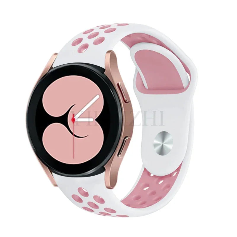 22mm 20mm watch Band for Samsung Galaxy Watch 7-6-5-pro-4-Classic/active 2 Silicone sport bracelet Huawei GT 4-3-2e-pro strap