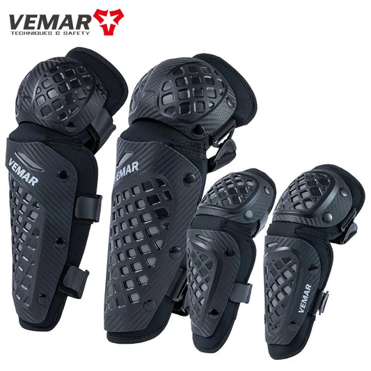 Vemar New Motorcycle Knee Pad Elbow Protective Combo Knee Protector Equipment Gear Four Seasons Outdoor Sport Motocross Knee Pad