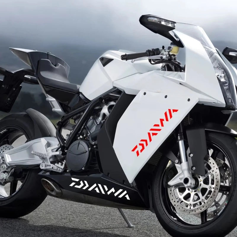 Fishing Stickers Motorcycle Stickers Waterproof DIY Motorbike Fuel Tank Car Bumper Window Sunscreen Vinyl Decals Decor for Daiwa