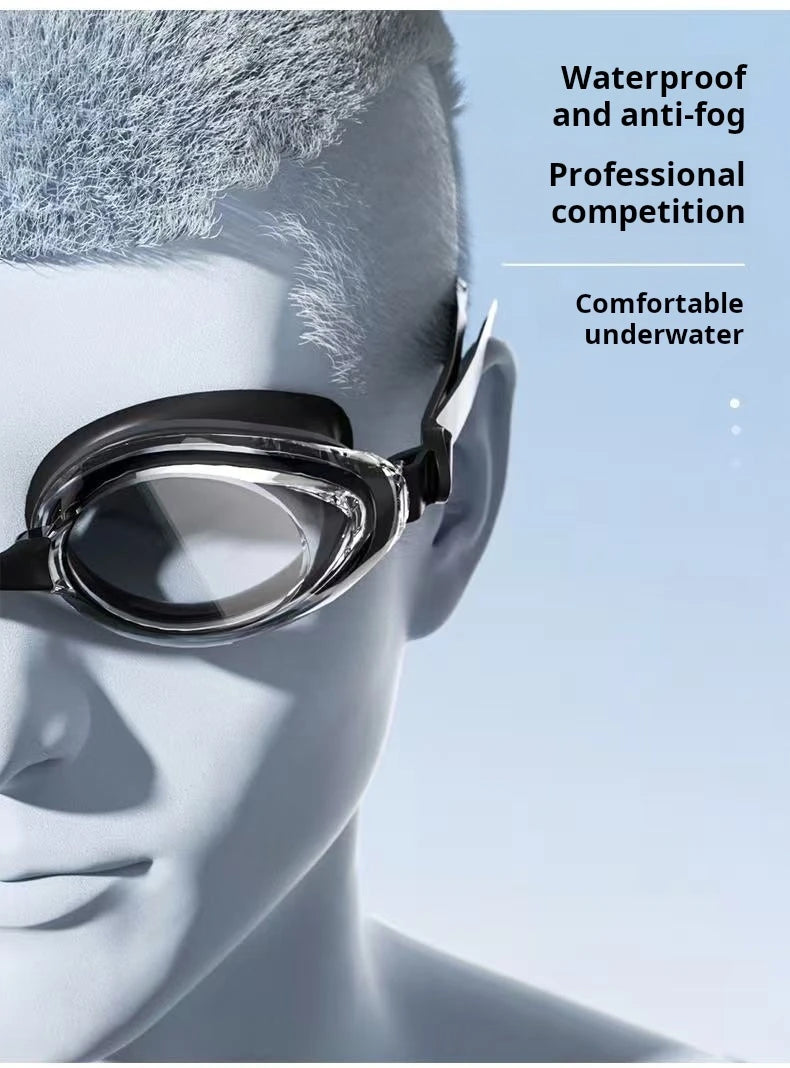 Swimming Goggles Professional Waterproof Swim Eyewear Glasses Anti-fog 100% UV Protection No Leaking For Adult Men Women Youth