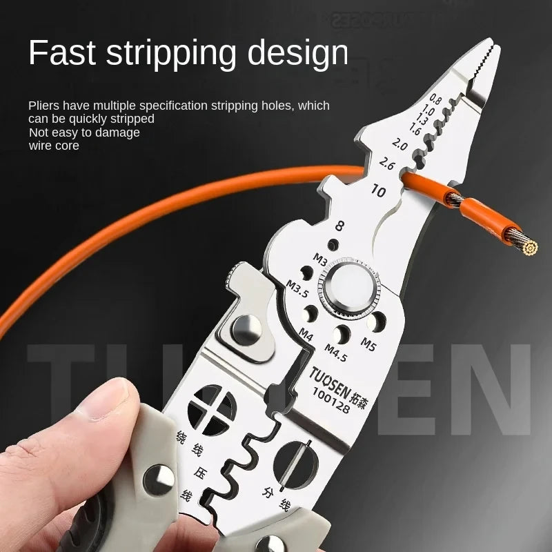 Pliers, multi-functional electrical pliers, wire stripping pliers, electrical special