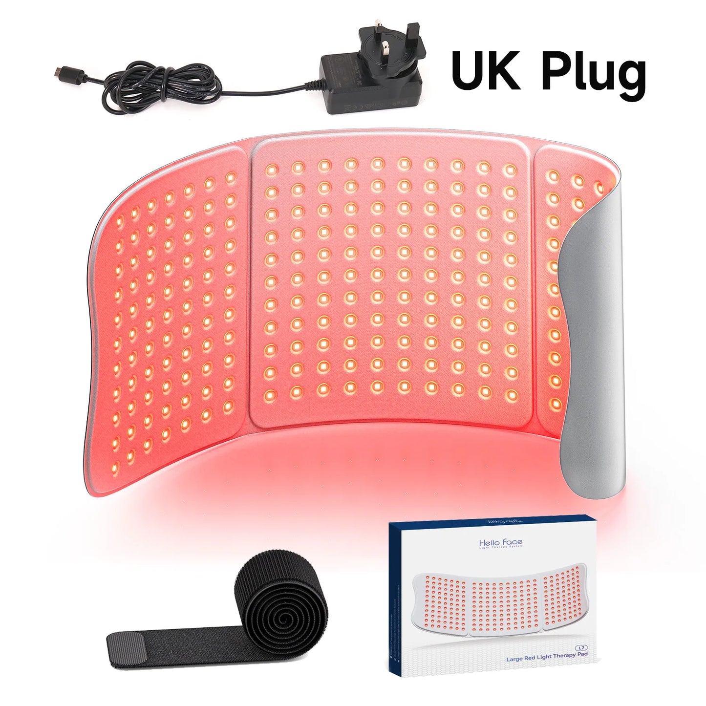 660nm 850nm Wearable Super Large Red Infrared Light Therapy Pad 792pcs LEDs for Human Pet Body Pain Relief L7 Phototherapy Pad