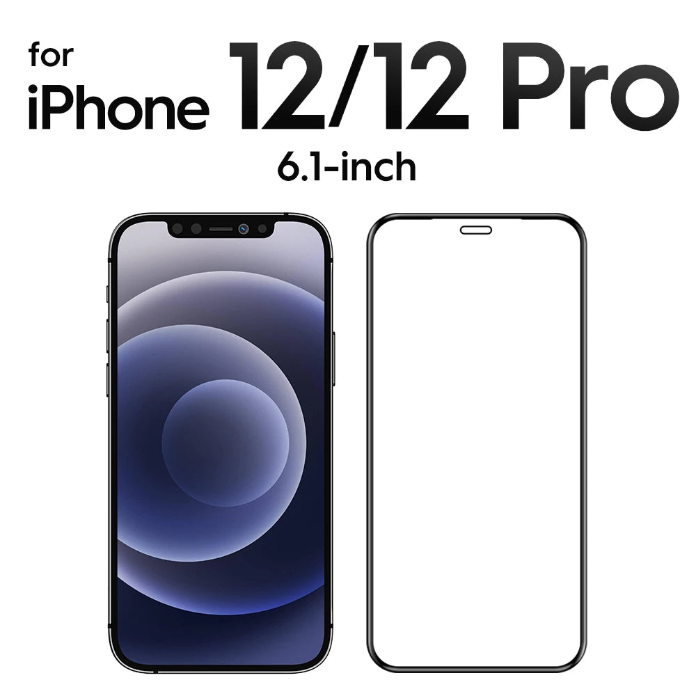 SmartDevil for iPhone 14 11 Full Cover Tempered Glass for iPhone 13 Pro Max 12 mini 7 8 X XS XR SE 3 2020 Screen Protector HD
