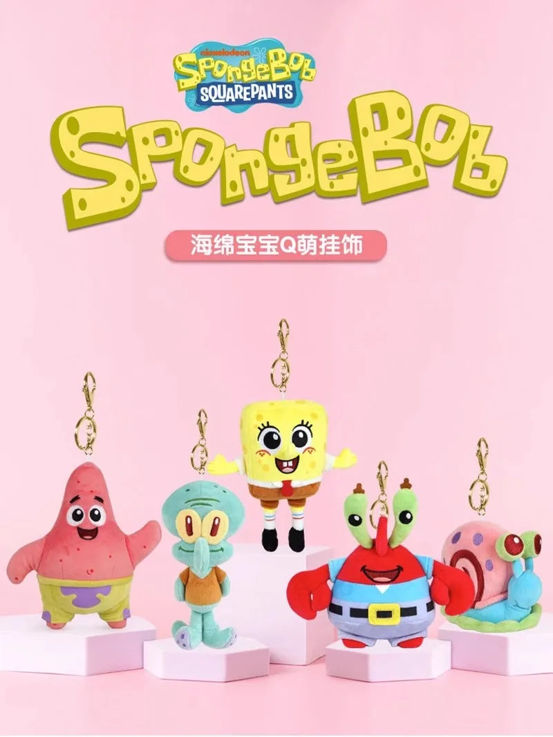 Anime Spongebob Squarepants Patrick Star Squidward Eugene H. Krabs Gary Kawaii Cartoon Stuffed Plush Toys Birthday Gift For Kids