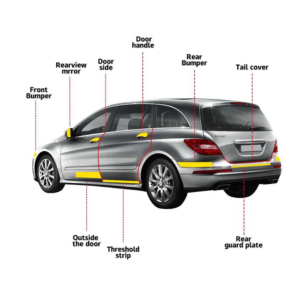 Carbon Fiber Sticker Ghost Silver Carbon Fiber Vinyl Wrap Films Glossy Car Sticker Anti Scratch Waterproof Decal Car Accessories