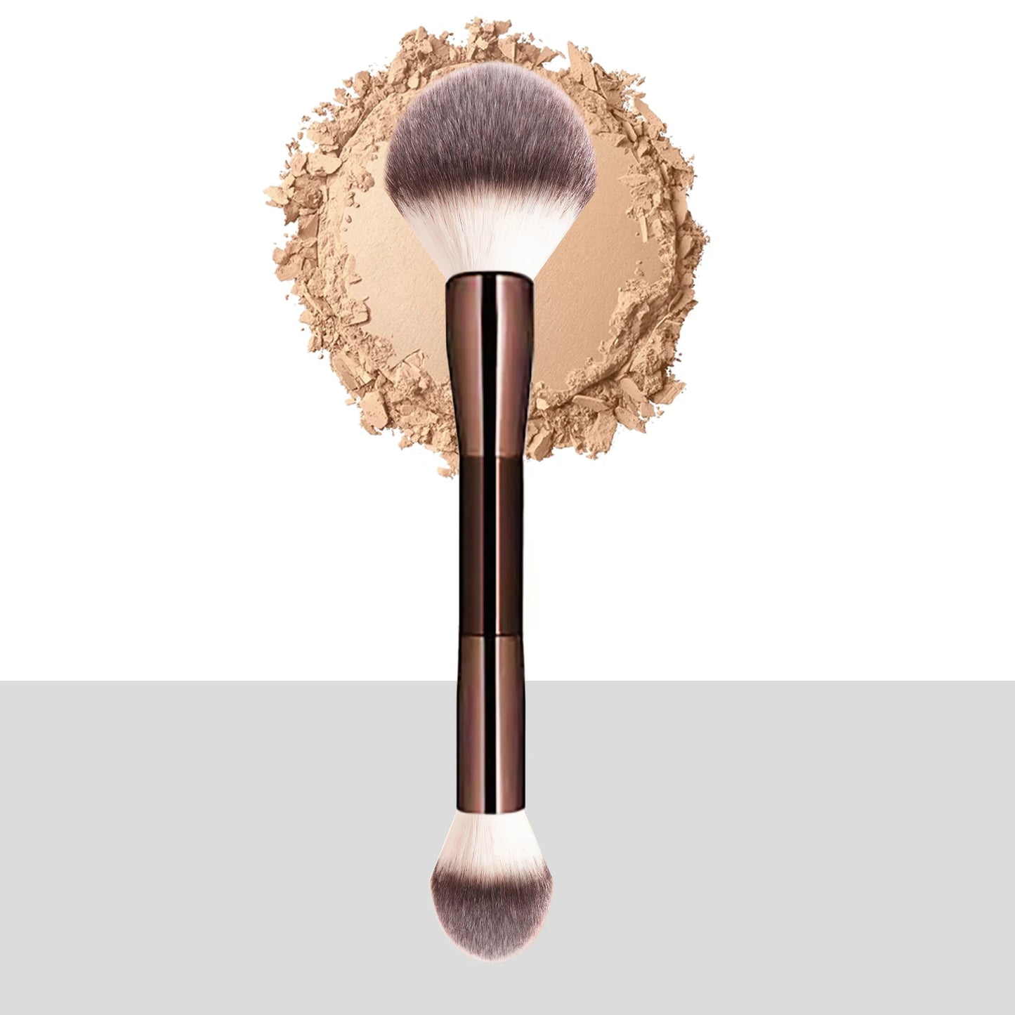 Makeup Brush Veil Powder Brush Soft Fiber Hair Double Head Powder Fashion Design Single Face professional Brush