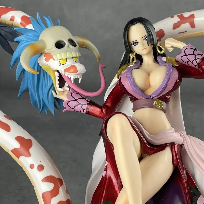 One Piece Figure Empress Snake Explosive Clothes Nine Snakes Boya Hancock Sitting King Qiwuhai Trendy Figure Model Decorative