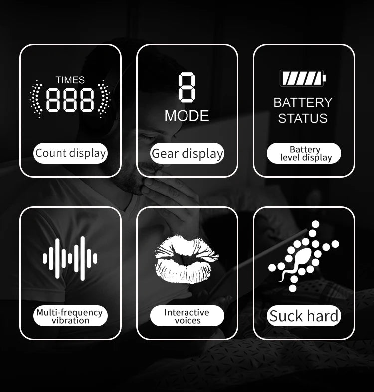 Adult Products Men's Automatic Airplane Cup Sucking Telescopic Intelligent Sound Heating Simulation Channel Sex Masturbation
