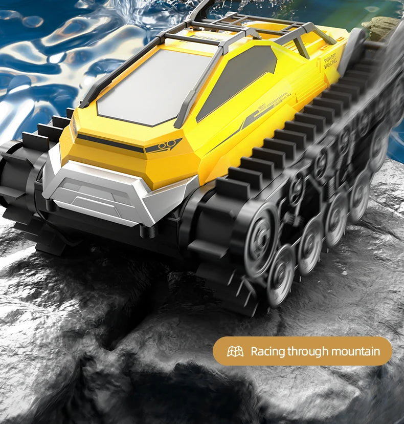 JJRC Q183 Rc Tank Car Track Remote Control Cars Off Road 4X4 2.4G Amphibious Crawler Truck Climbing Electric Model Vehicles Toys